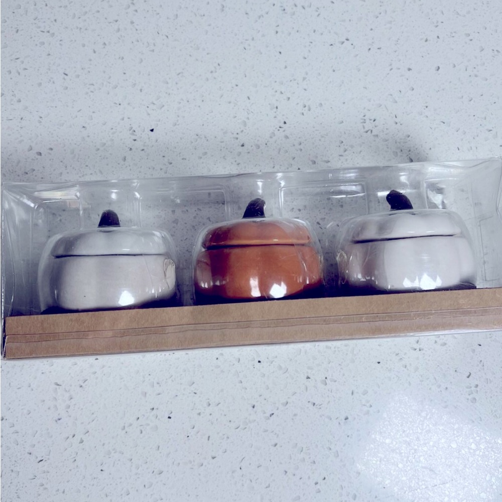 Chesapeake Bay Candle 3pc Pumpkin Spice Candle Set.